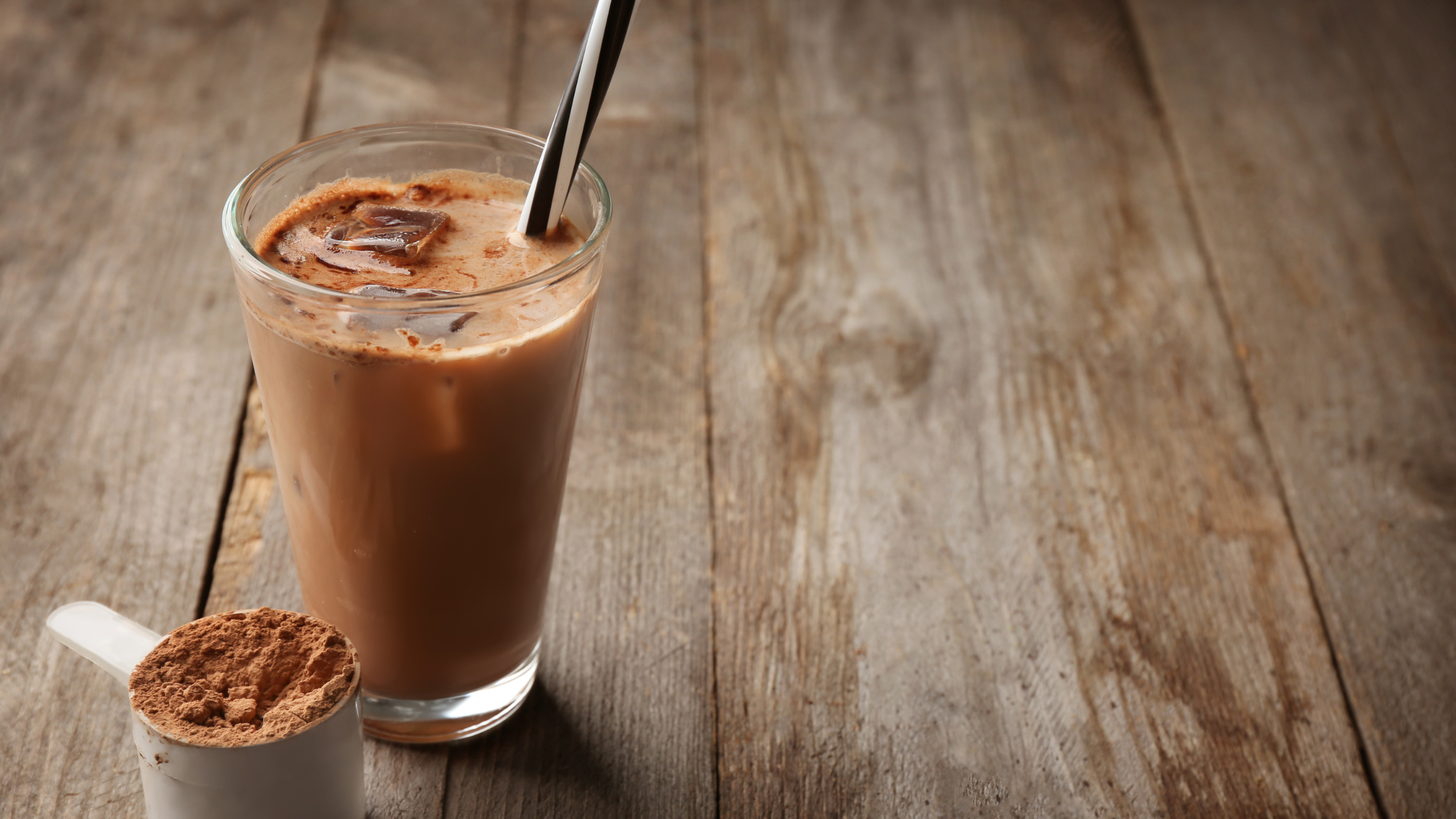 Batido de proteínas que representa una ventana anabólica